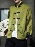 Male Chinese Style Jacquard Spring Jackets