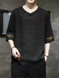 Men's Summer Half Sleeve Round Neck T-shirt