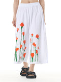 Floral Printed Loose Fit Casual Pants for Ladies