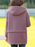 Middle-aged and Elderly Women's Cosy Faux Lamb Wool Coats