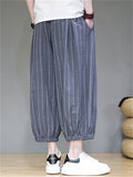 Popular Casual Striped Harem Pants for Men