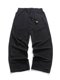 Spring Summer Men's Multi-layer Splicing Ramie Casual Pants