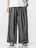 Summer Men's Simple Loose Drawstring Beach Pants