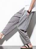 Men's Comfy Drawstring Solid Color Summer Pants