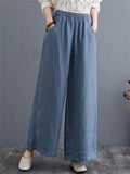 Lady Unique Side Lace-up Floor-length Leisure Pants