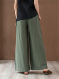 Women's Summer Comfortable Linen Yoga Wide Leg Pants