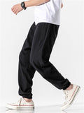 Summer Super Soft Cotton Linen Large Size Yoga Pants for Men