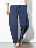 Casual Cozy Drawstring Linen Pants for Men