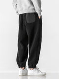 Men's Winter Trend Large Size Faux Woollen Sweatpants