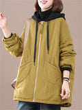 Women's Cold Winter Super Warm Windproof Hooded Cotton Overcoat