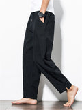 Casual Cozy Drawstring Linen Pants for Men