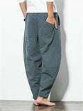 Casual Cozy Drawstring Linen Pants for Men