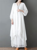 Women's Traditional Zen Flowing Dress Soft Linen Pants