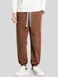 Men's Stylish Solid Color Winter Thermal Corduroy Sweatpants