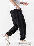 Men's Trendy Simple Pure Color Drawstring Pants