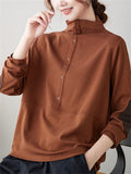 Female Mock Turtleneck Patchwork Slimming Bottoming Shirts