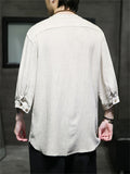 Men's Casual Fashionable Linen Cotton T-shirt