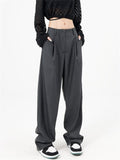 Women's Spring Vogue Smooth Floor Length Straight-Leg Pants