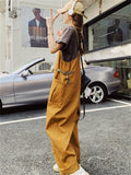 Female Korean Style Casual Popular Cargo Jumpsuits