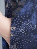 Summer Knot Button Cozy Loose Qipao Dress