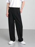 Fashion Loose Straight Wide Leg Dress Pants for Men