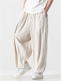 Men's Trendy Cozy Cotton Linen Casual Straight-Leg Pants