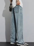 Men's Popular Relaxed Jeans with 1977 Patch