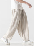 Men's Trendy Cozy Cotton Linen Casual Straight-Leg Pants