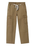 Men's Spring Casual Drawstring Multi-Pocket Cargo Pants