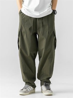 Men's Lightweight Drawstring Quick-Dry Cargo Pants