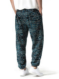 Personalized Printed Front Drawstring Men's Casual Jogger Sweatpants