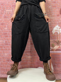 Personalized Casual Thickened Plus Velvet Harem Pants for Women