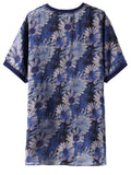 Ladies Sunflower Printing And Dyeing Mid-Length Chiffon Shirt