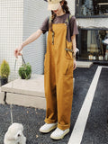 Female Korean Style Casual Popular Cargo Jumpsuits