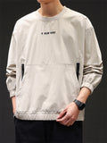 Men's Spring Round Neck Long Sleeve Sweatshirt