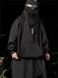 Cool Japanese Street Style Turtleneck Face Cover Ninja Hoodies