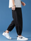 Men's Summer Sports Stretchy Ice Silk Quick-Dry Casual Pants