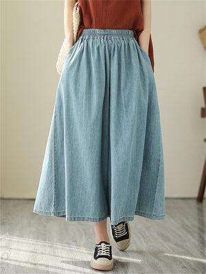 Women's Summer Oversized Wide-Leg Comfort Jeans