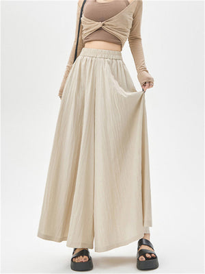 Oversized Cozy High-Rise Wide Leg Pants for Women