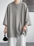 3/4 Sleeve Comfortable Textured Shirts for Male