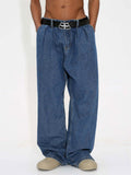 Men's Trendy All Match Mid Waist Straight-Leg Jeans