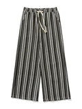 Men's Autumn Winter New Baggy Striped Pants