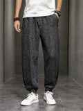 Male Spring Autumn Oversized Streetwear Trousers