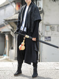 Male Chinese Ancient Costume Loose Fit Performance Outerwear