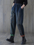 Women's Spring Regular & Winter Plush Lined Denim Pants