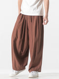 Men's Trendy Cozy Cotton Linen Casual Straight-Leg Pants