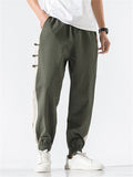 Male Chic Design Contrast Color Comfort Pants