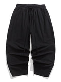 Men's Cozy Oversized Elastic Waist Linen Lantern Pants