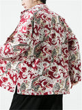 Men's Chinese Style Dragon All-Over Print Autumn Jacket