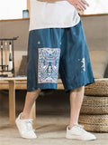 Soft Smooth Oversized Print Beach Shorts for Men